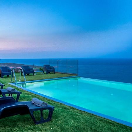 Anastasis Luxury Villa Andros With Heated Pool Sineti Экстерьер фото