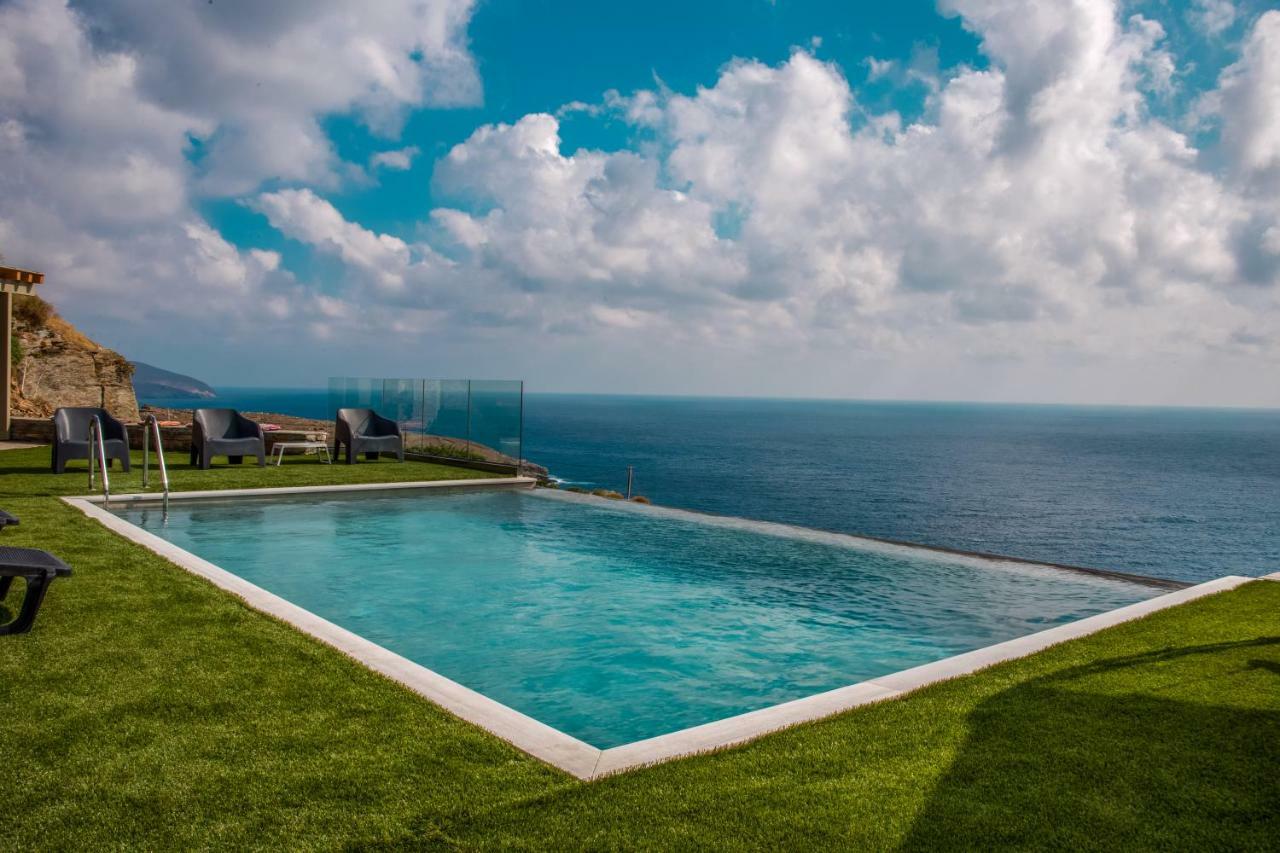 Anastasis Luxury Villa Andros With Heated Pool Sineti Экстерьер фото