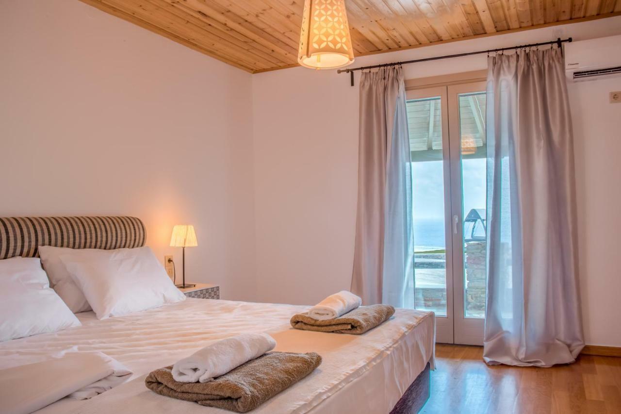 Anastasis Luxury Villa Andros With Heated Pool Sineti Экстерьер фото