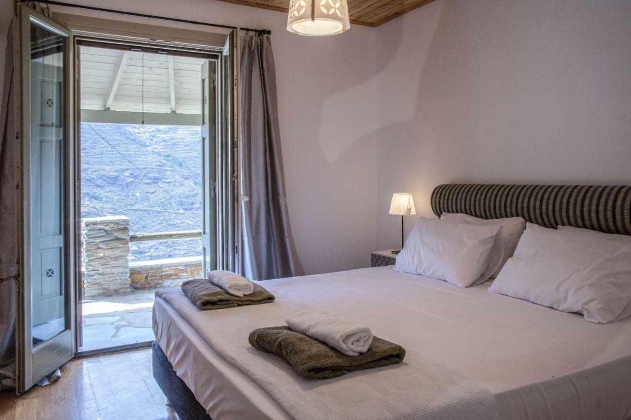 Anastasis Luxury Villa Andros With Heated Pool Sineti Экстерьер фото