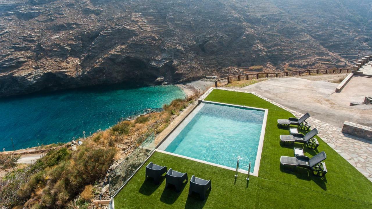Anastasis Luxury Villa Andros With Heated Pool Sineti Экстерьер фото