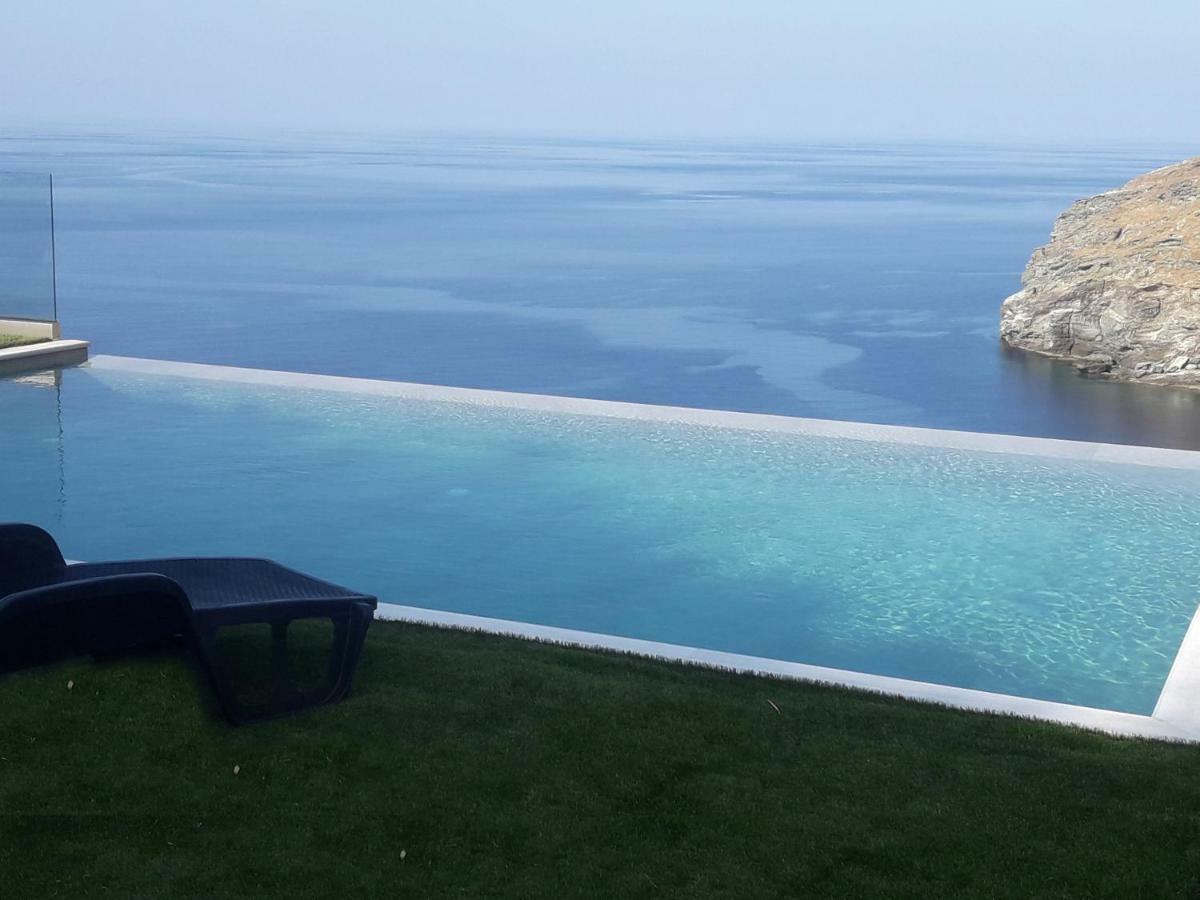 Anastasis Luxury Villa Andros With Heated Pool Sineti Экстерьер фото