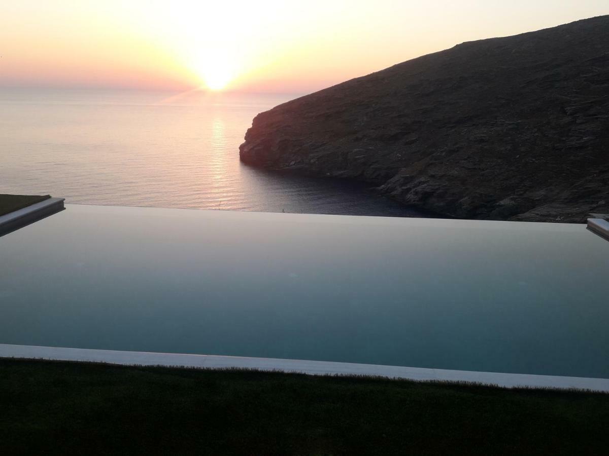 Anastasis Luxury Villa Andros With Heated Pool Sineti Экстерьер фото